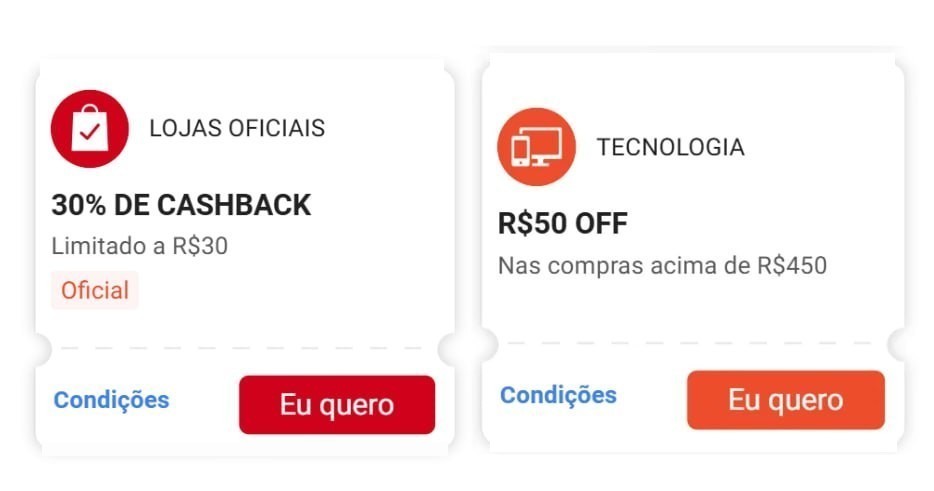 Novos Cupons Shopee