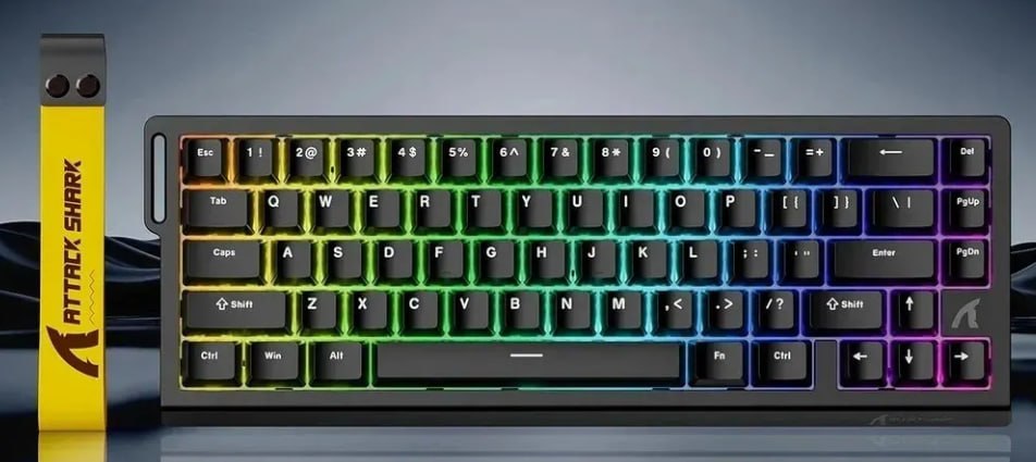 teclado attack shark x68he