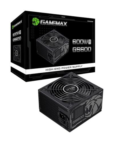 PARCELADO! Fonte De Alimentacao 600w Gs600 80 Plus White Gamemax