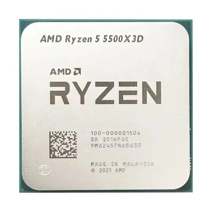 AMD Ryzen 5 5500X3D, 4.0GHz Max Turbo, Cache 96 MB, AM4, Novo S/Box
