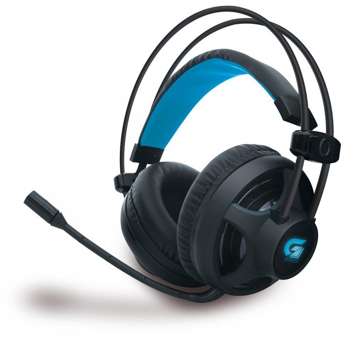 Headset Gamer Fortrek Pro H2 Led Azul Preto