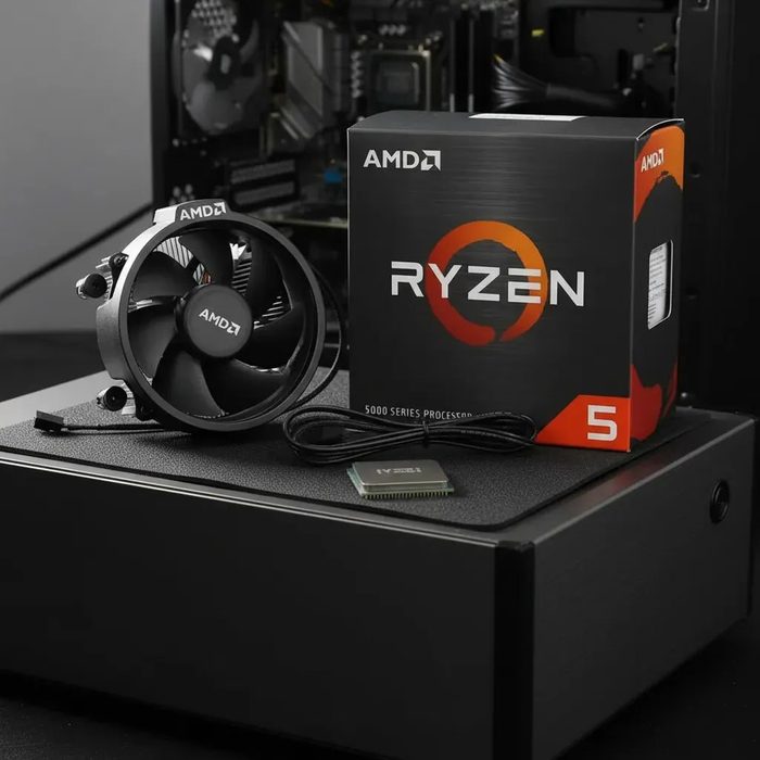 Processador AMD Ryzen 5 5500 3.6GHz 4.2GHz Max Turbo Cache 16mb AM4 sem Cooler