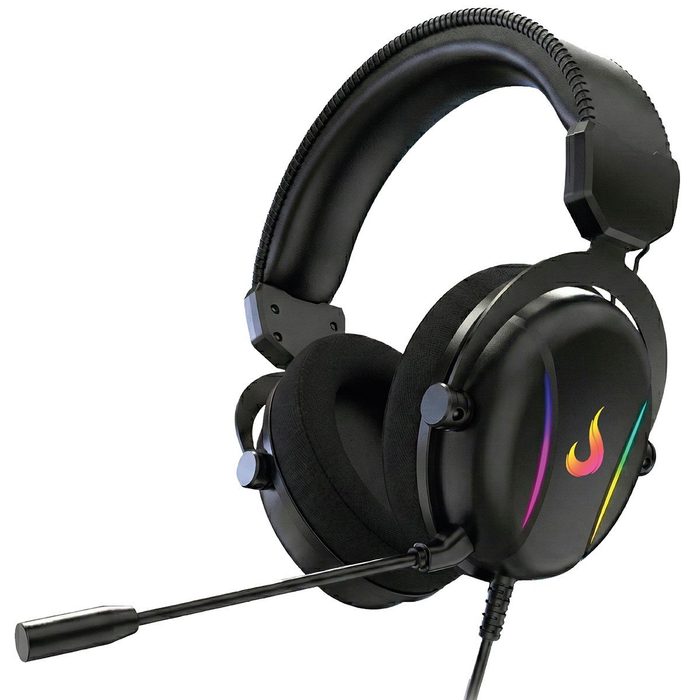 Headset Gamer Rise Mode Nova 02 Drivers De 40Mm Surround 71 Microfone Removivel Preto Rm Hs Nv 02 Fb