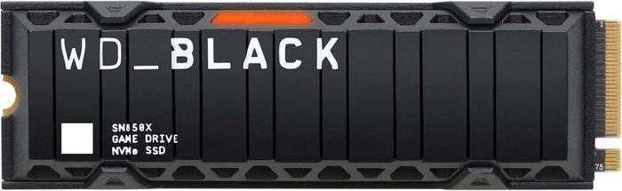WD BLACK Unidade interna de estado sólido para jogos SN850X NVMe de 8 TB com dissipador de calor - Funciona com PlayStation 5, PCIe Gen4, M.