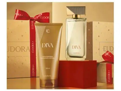 perfumes eudora diva kit 200ml 100ml