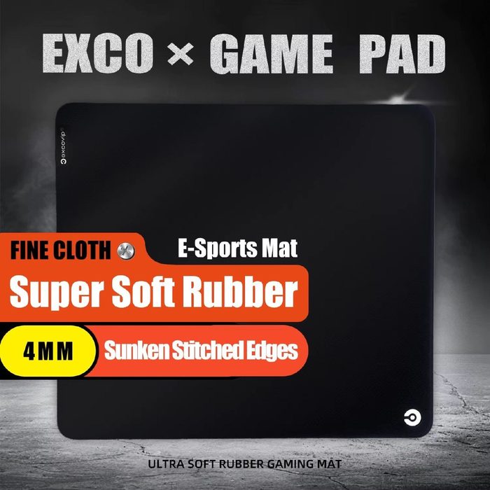 mousepad exco sports gaming 450x400x4mm
