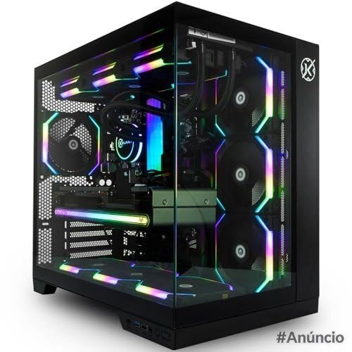 PARCELADO! Gabinete Gamer Kalkan Asgard Preto Aquário sem fans KLK00040