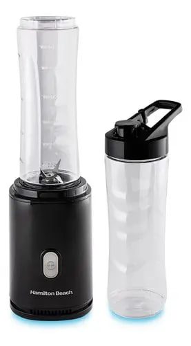 Liquidificador Hamilton Beach Portátil Individual 600mL Tritan Preto