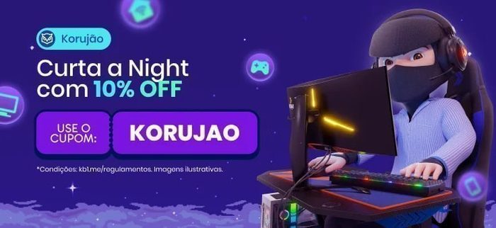 Cupom Kabum 10% OFF em Selecionados: KORUJAO