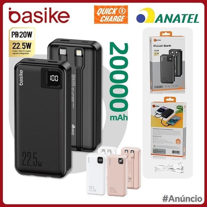 Basike Carregador Portátil Power Bank