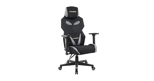 Cadeira de Escritório Pro Gamer Z Preta e Cinza