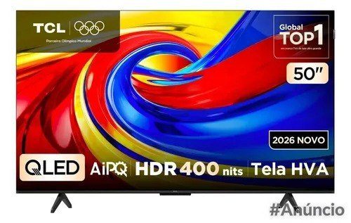 TV TCL 50P7L 50" 4K QLED 60Hz Google TV