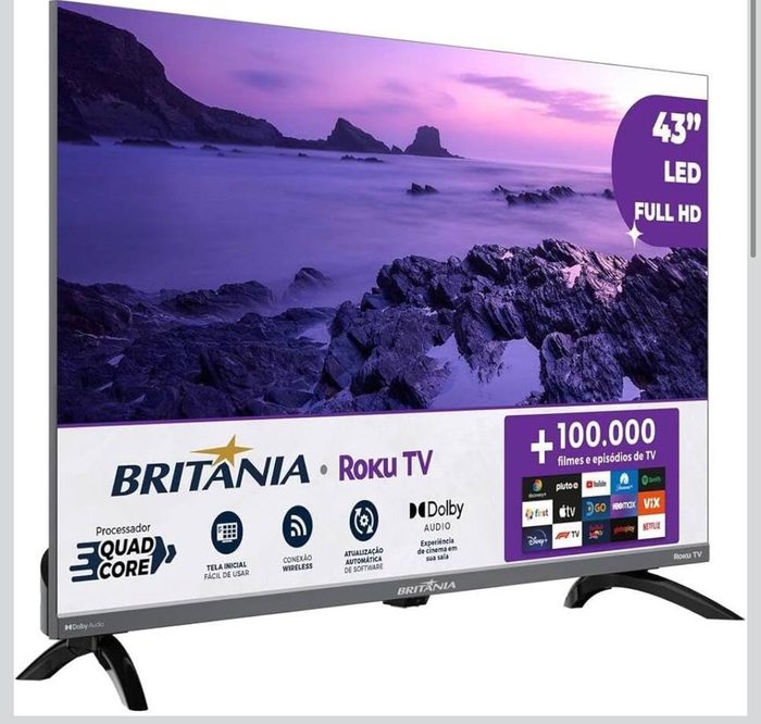 TV Britânia B43KRA 43" Full HD