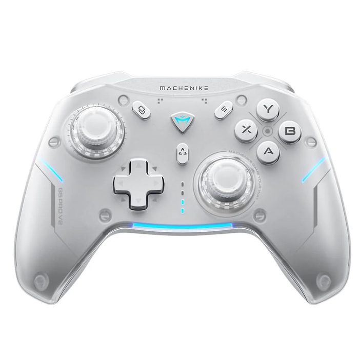 Controle Sem Fio Gamer Machenike G5 Pro, Multiplataformas, RGB, Switch Kailh, Branco - JJ02GJ006