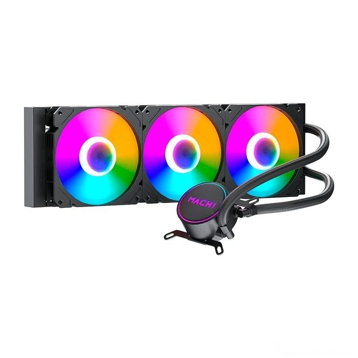 Water Cooler Mach1 Logic Rgb 360Mm Amd E Intel Preto Gk360