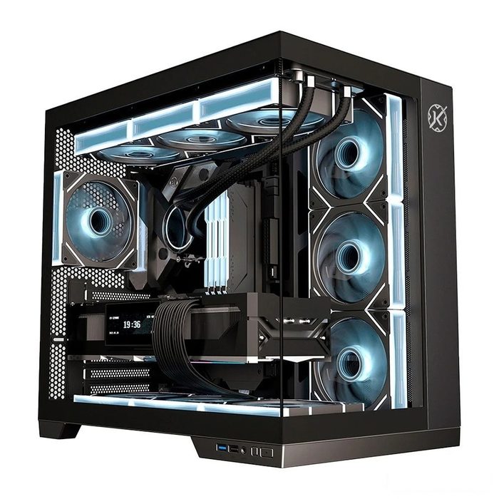 Gabinete Gamer Kalkan Asgard Mid Tower Atx Lateral Em Vidro Temperado Preto Klk00040