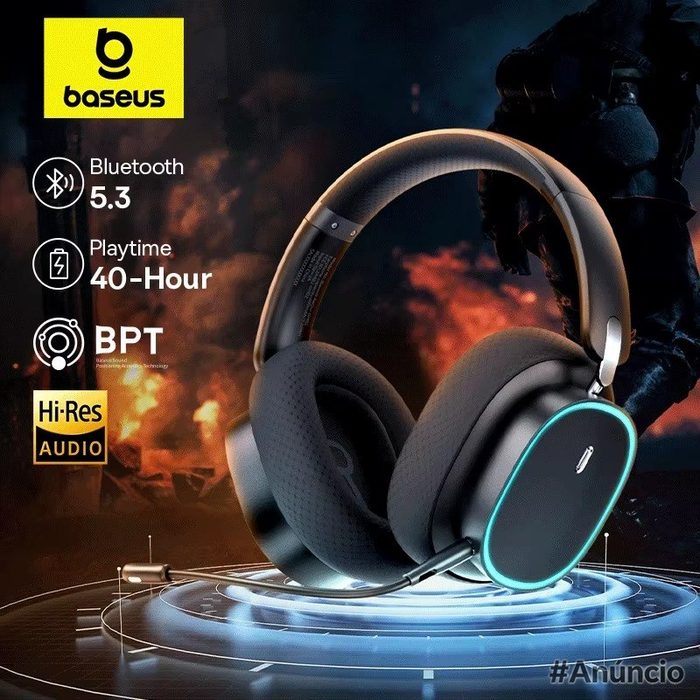 Headset Sem Fio Baseus Gh02 - Preto