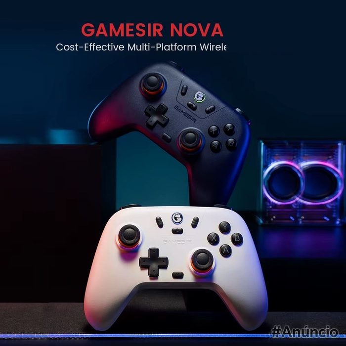 Controle Sem Fio Gamesir T4 Nova Lite, Hall Effect