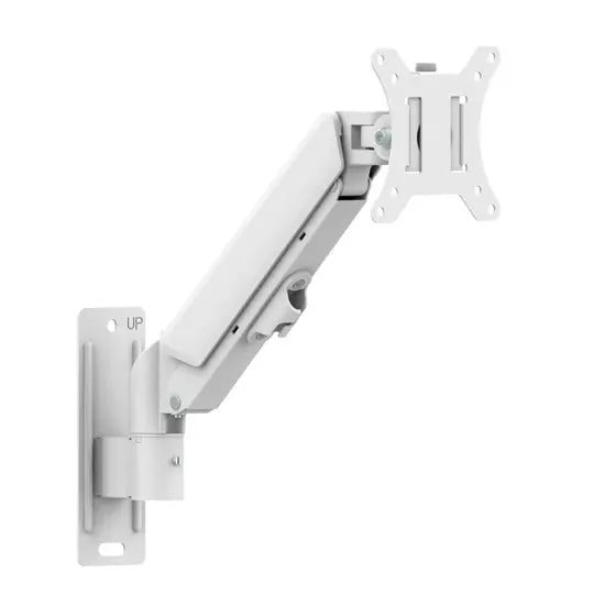 Suporte de Parede Articulado para Monitor de 17" a 32" Ergofirst, Ajuste com Pistão a Gás, Branco - G16-111-W
