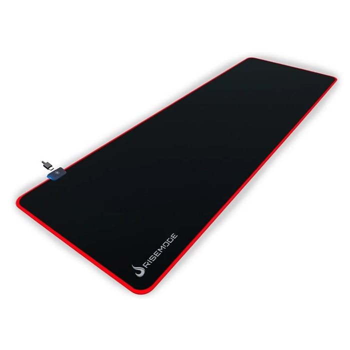 Mousepad Gamer Rise Mode RGB, Estendido 900x300mm , Preto - RM-MP-07-RGB