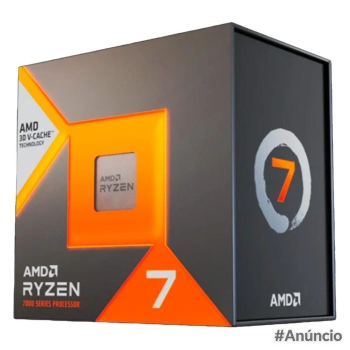 Processador Amd Ryzen 7 7800X3D 4 2Ghz 5 0Ghz Max Turbo Cache 104 MB 8 Nucleos 16 Threads Am5 Com Video Integrado 100 100000910Wof