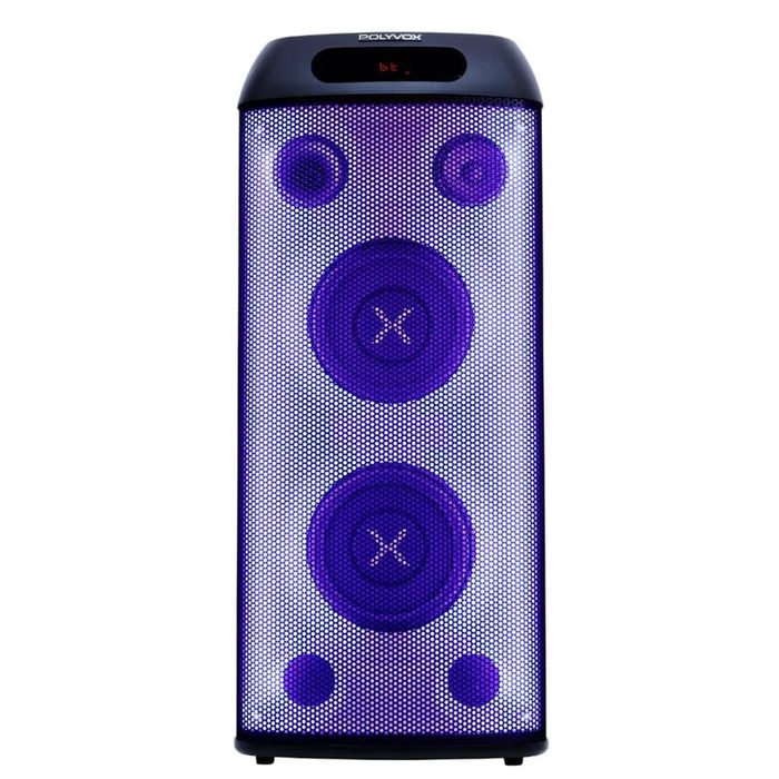 torre de som polyvox xt-660t 800w bluetooth