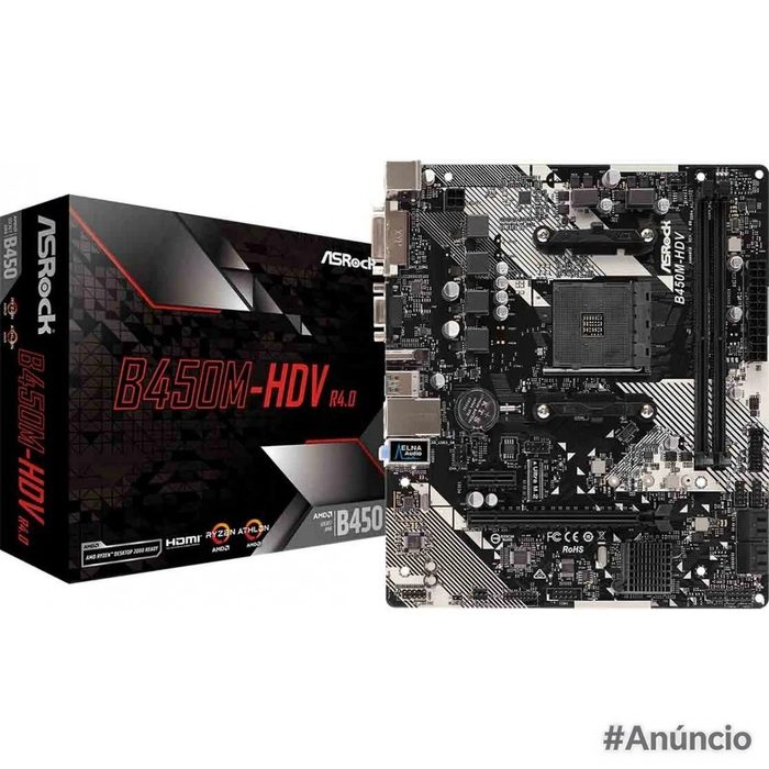 Placa Mãe ASRock B450M