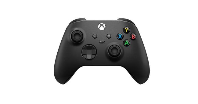 controle xbox sem fio wireless carbon black