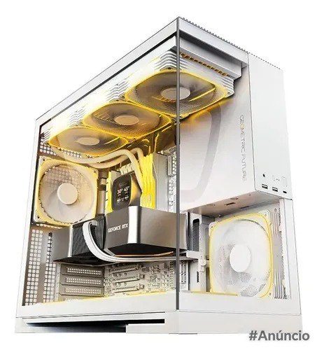 Gabinete Gamer Geometric Future Model 5 Branco