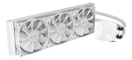 Cooler Líquido AIO Geometric Future RGB 360mm Branco Eskimo Junior Neon