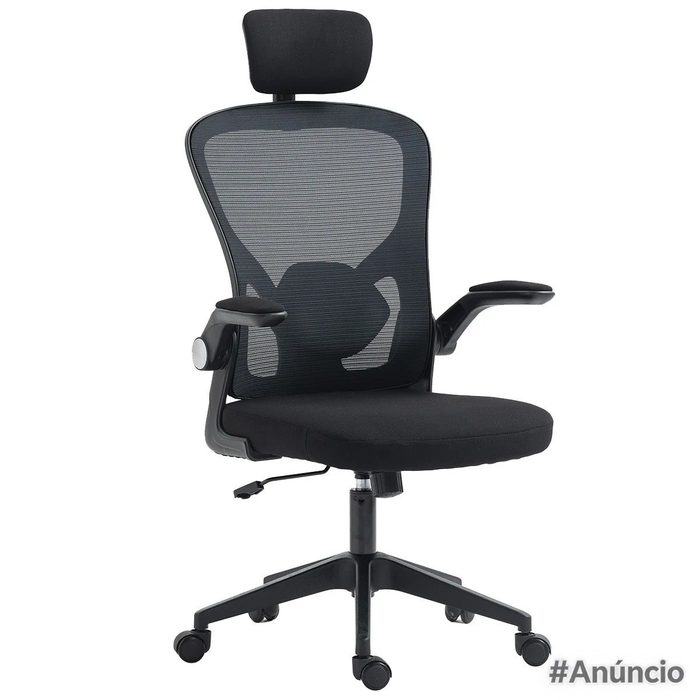 Cadeira De Escritorio Dr Office Work Preta Mesh Dr Ch Wkr2Db