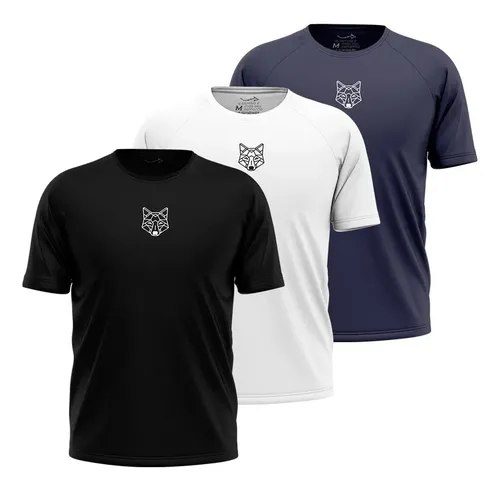 Kit com 3 Camisetas Dry Alpha