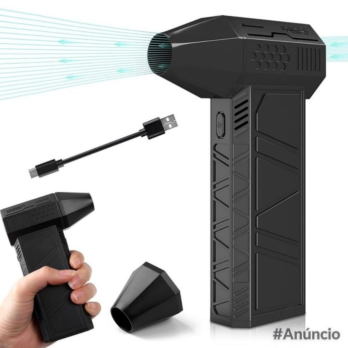 Ventilador Soprador De Ar Turbo 130000 Rpm Sem Fio Portátil