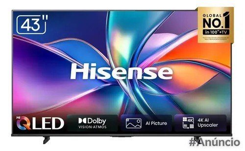 TV Hisense 43" 4K QLED