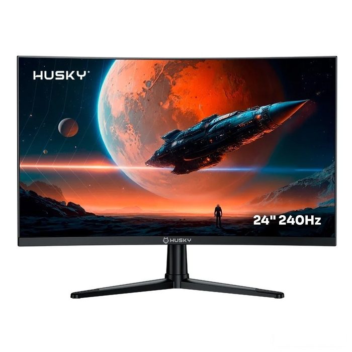 Monitor Gamer Curvo Husky Boreal 24 Fhd 240Hz 1Ms Adaptive Sync Va Displayport E Hdmi Hdr Hmg00524Pt