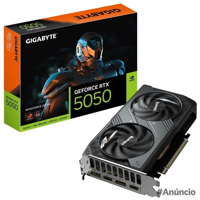Placa de Vídeo Gigabyte RTX 5050 Windforce