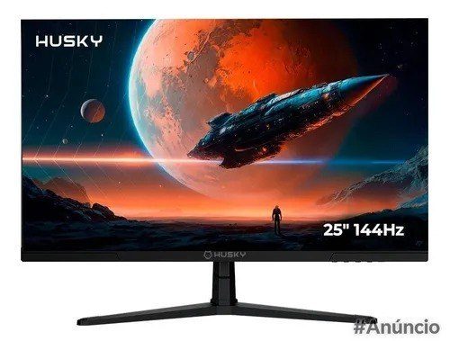 Monitor Gamer Husky Boreal 25 - Fhd 144hz Ips Adaptive Sync Preto 127/220v