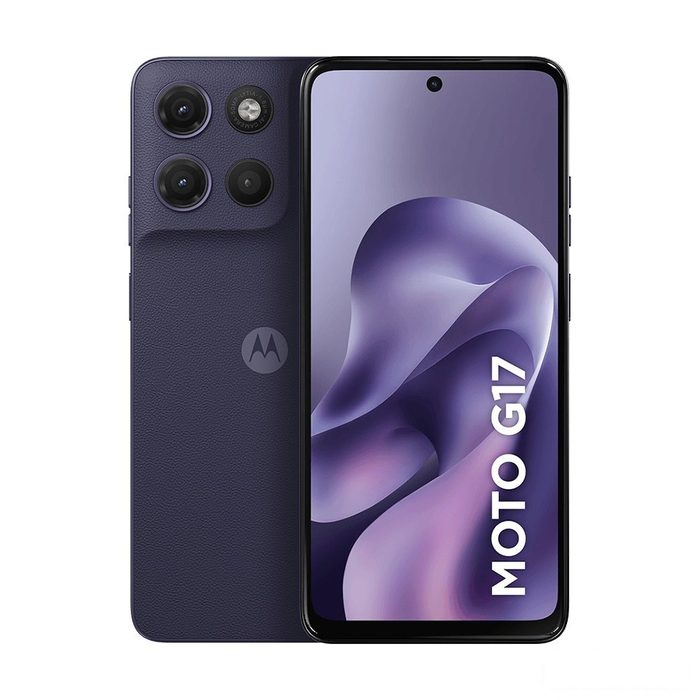 Smartphone Motorola Moto G17 4G - 128GB 12GB 4GB RAM + 8GB RAM Boost camera 50MP Sony Lytia 600