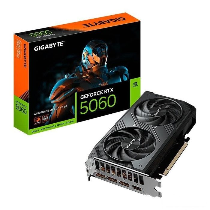 Placa de Vídeo Gigabyte RTX 5060 Windforce