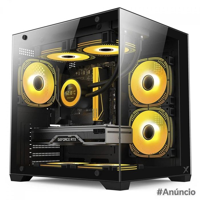 gabinete brx xtreme glacier mini tower