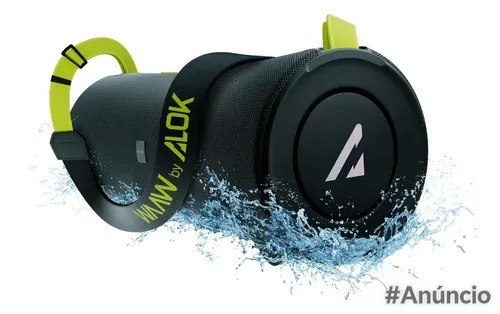 caixa de som waaw boom 100sb 40w 20h ipx7 preto
