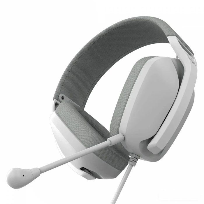 headset gamer pcyes nyra white ghost p2