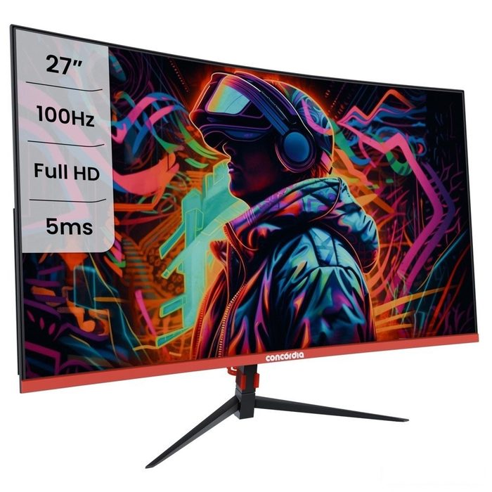 monitor concórdia cz270f 27 curvo 100hz full hd