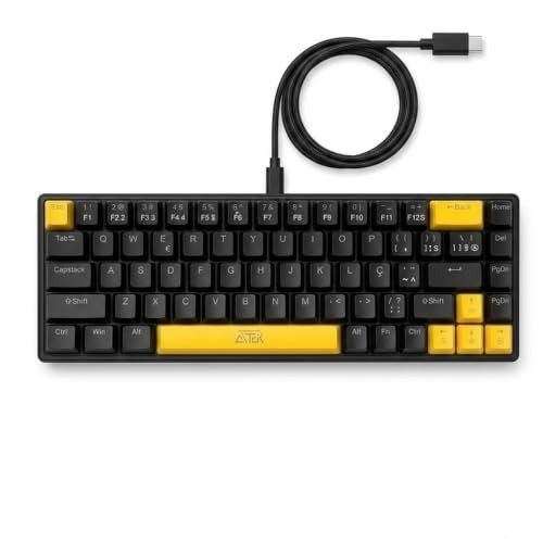 Teclado Mecânico 65% DELTAGaming 68 Teclas LED RGB Usb p/PC,Notebook, ps5