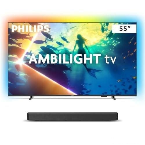 TV Philips 55PUG8100/78 55" 4K + Soundbar