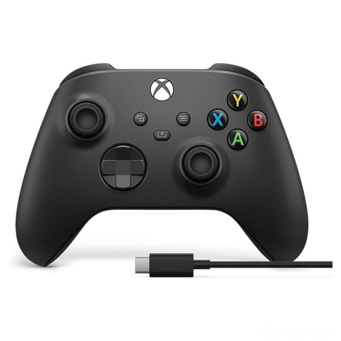 controle microsoft xbox sem fio preto usb-c