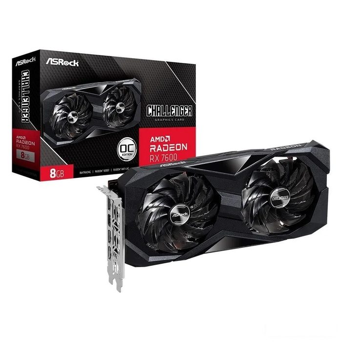 Placa de Vídeo ASRock RX 7600 Challenger