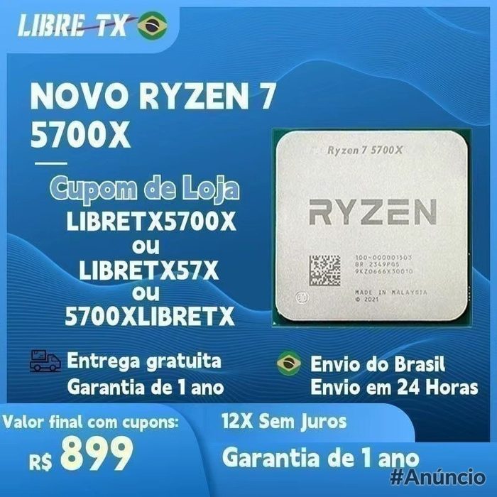 Processador AMD Ryzen 7 5700X