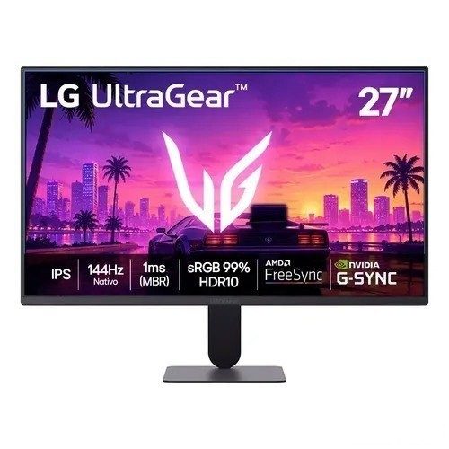 Monitor LG Ultragear 27" Full HD IPS 144Hz 1ms