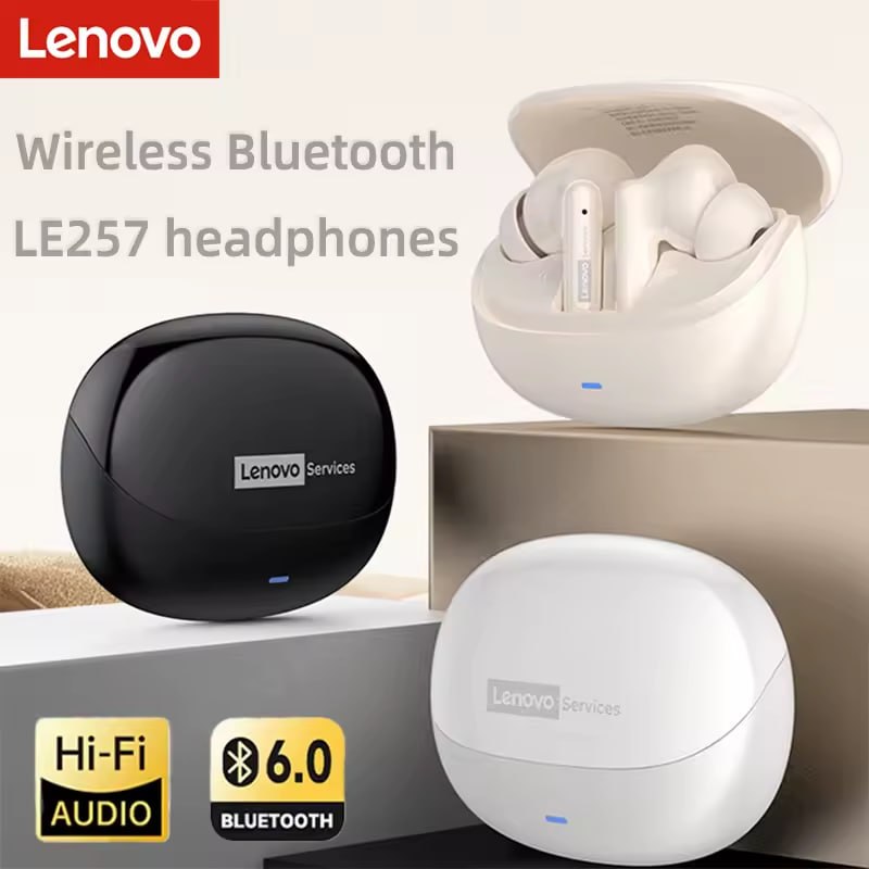 acessórios de áudio lenovo le257 tws